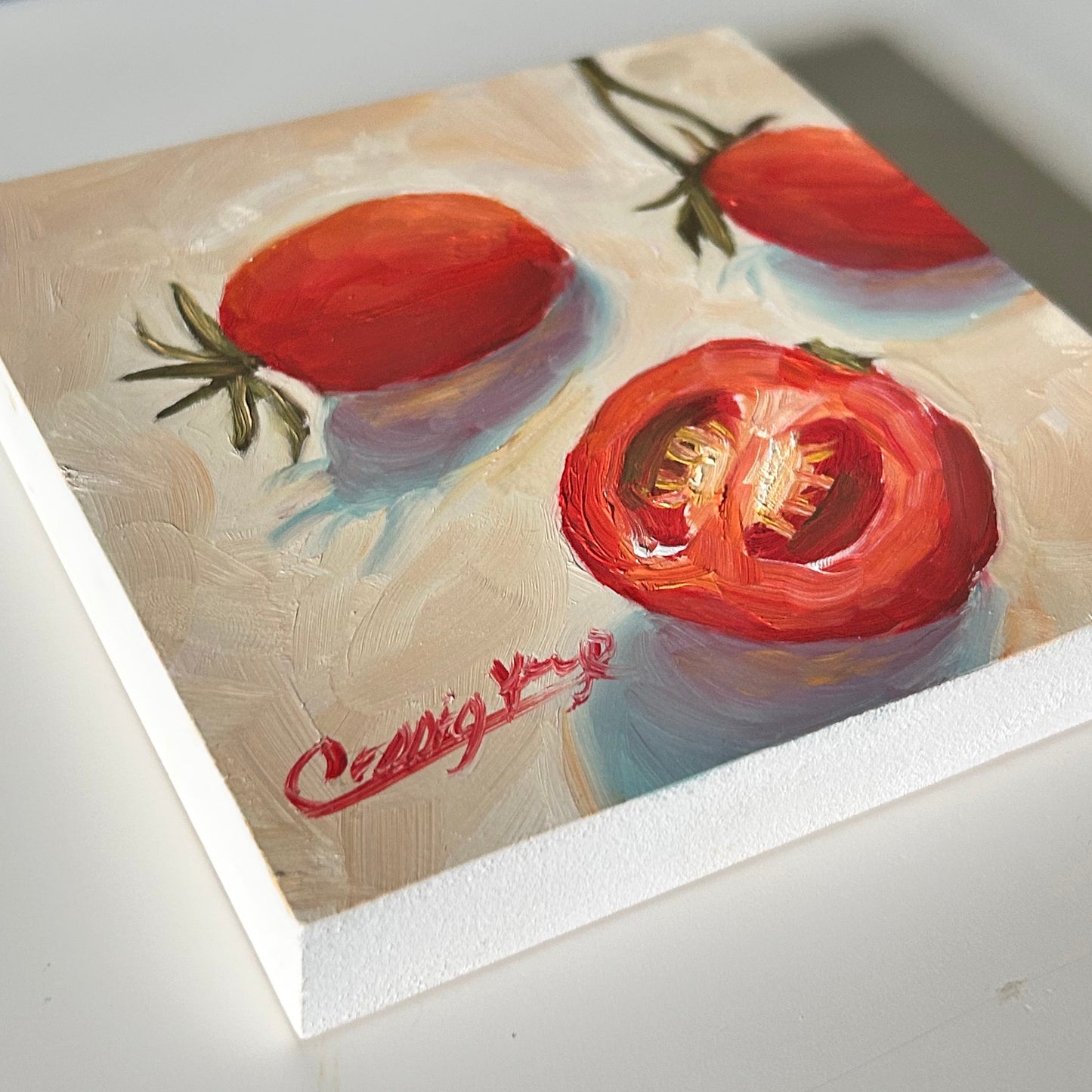 Sunny Tomatoes Original 5inx5in