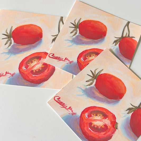 Sunny Tomatoes 4inx4in Print