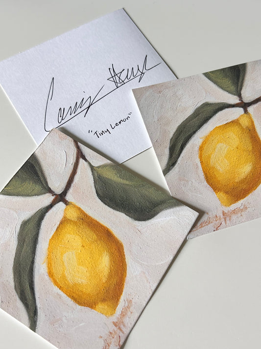 Tiny Lemon Print