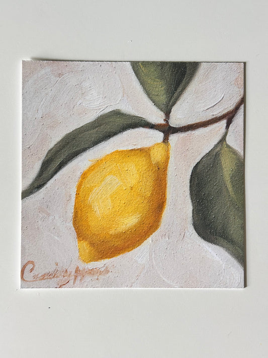 Tiny Lemon Print