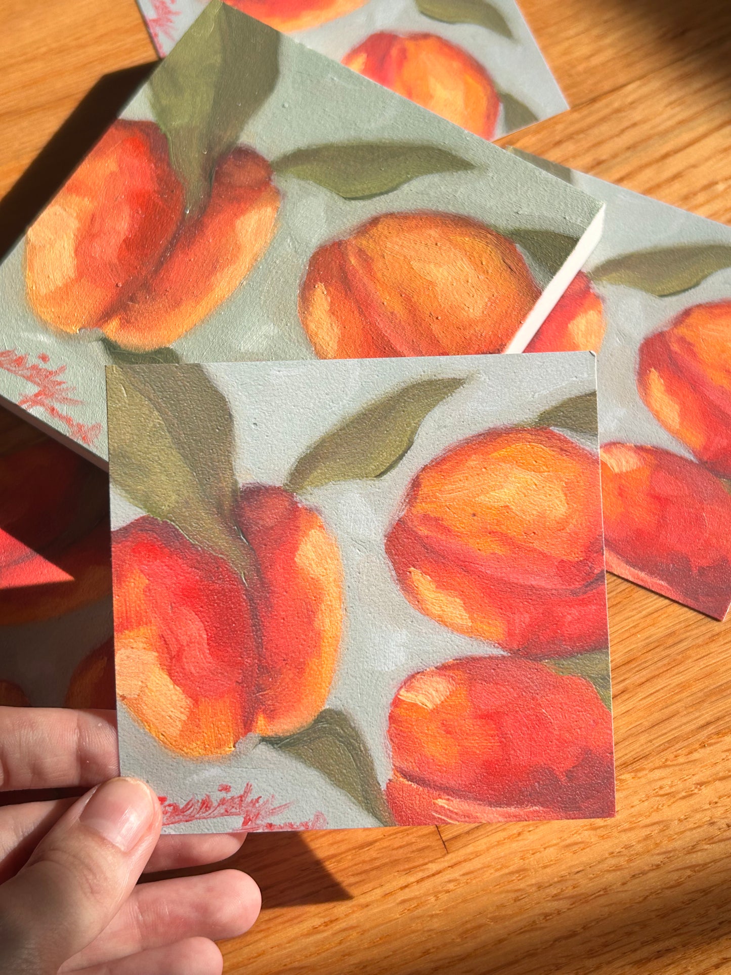 Sweet Peach 4inx4in Print