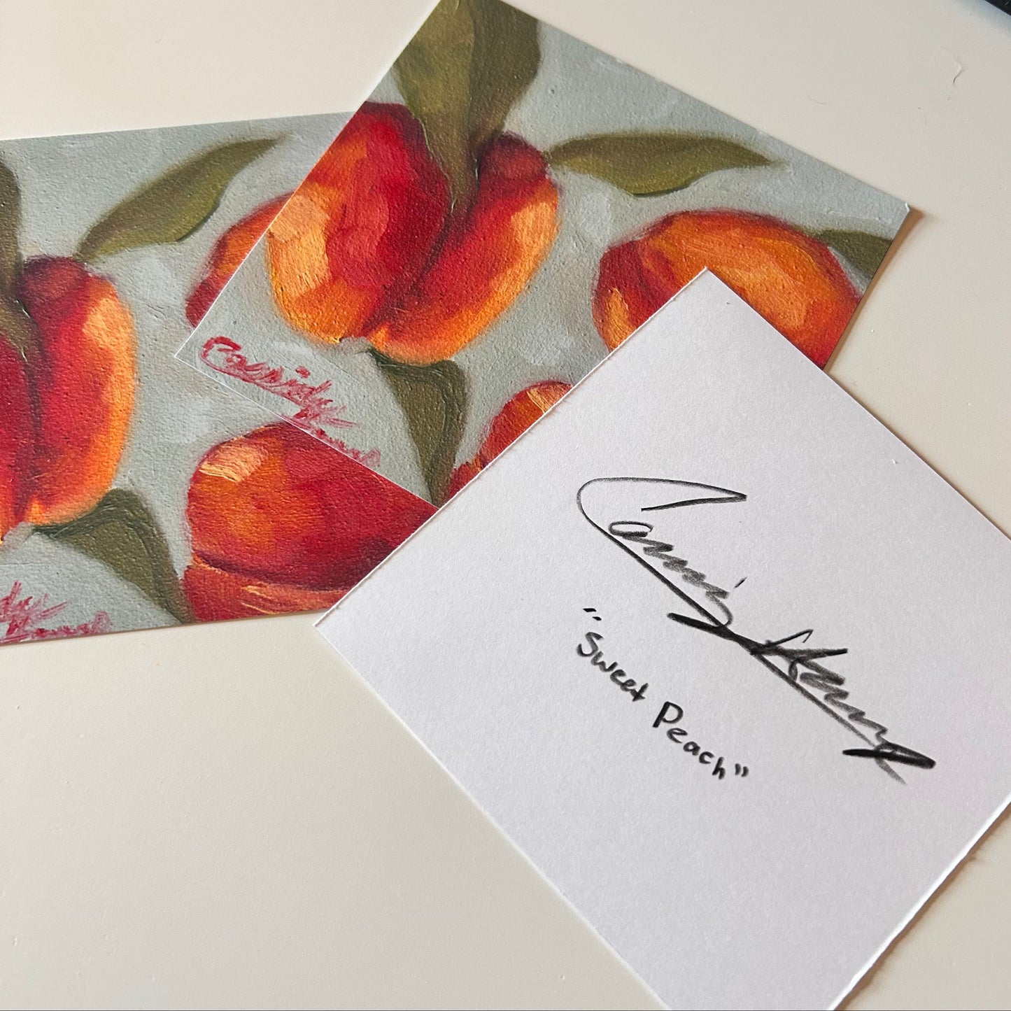 Sweet Peach 4inx4in Print