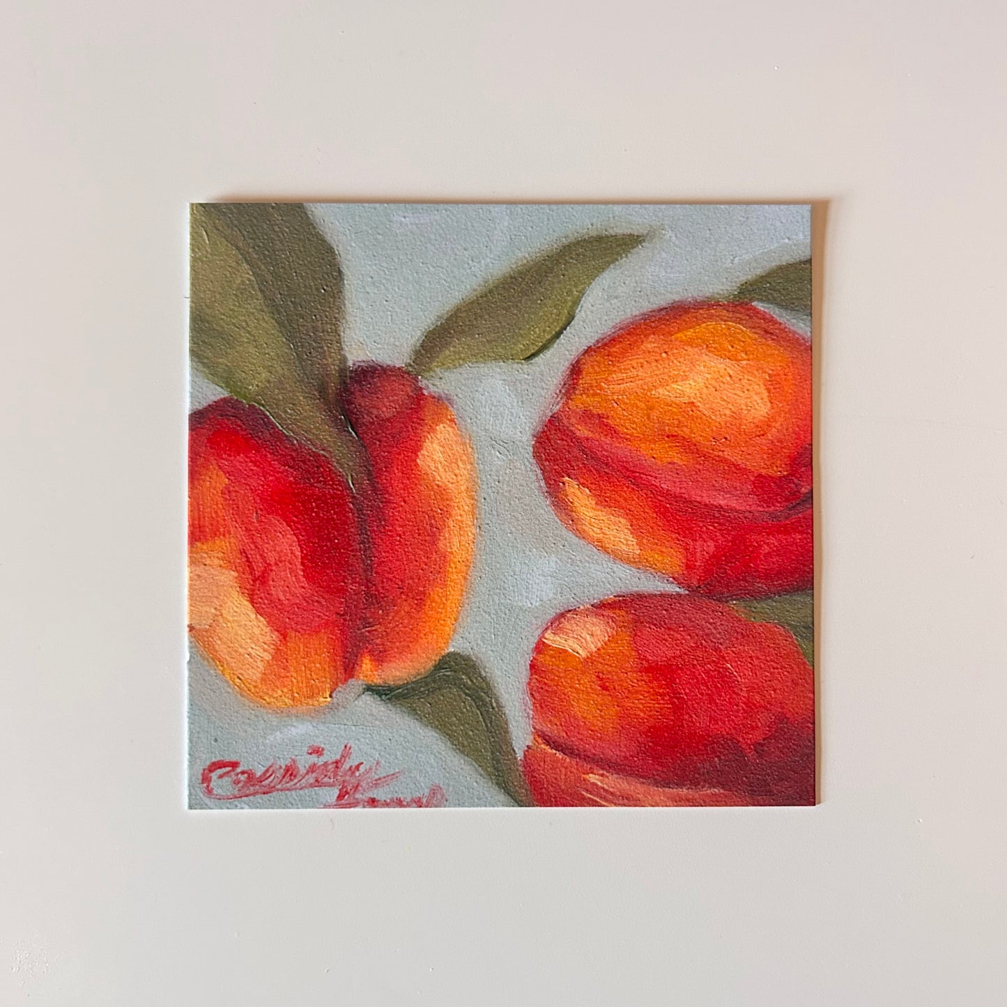 Sweet Peach 4inx4in Print