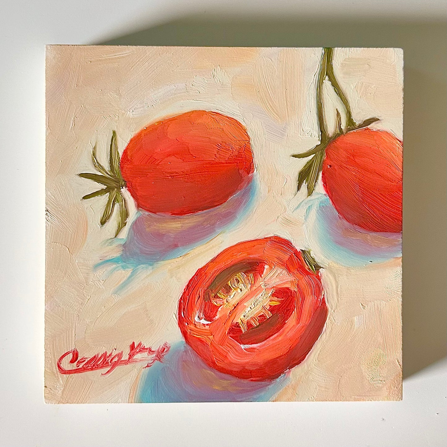 Sunny Tomatoes Original 5inx5in