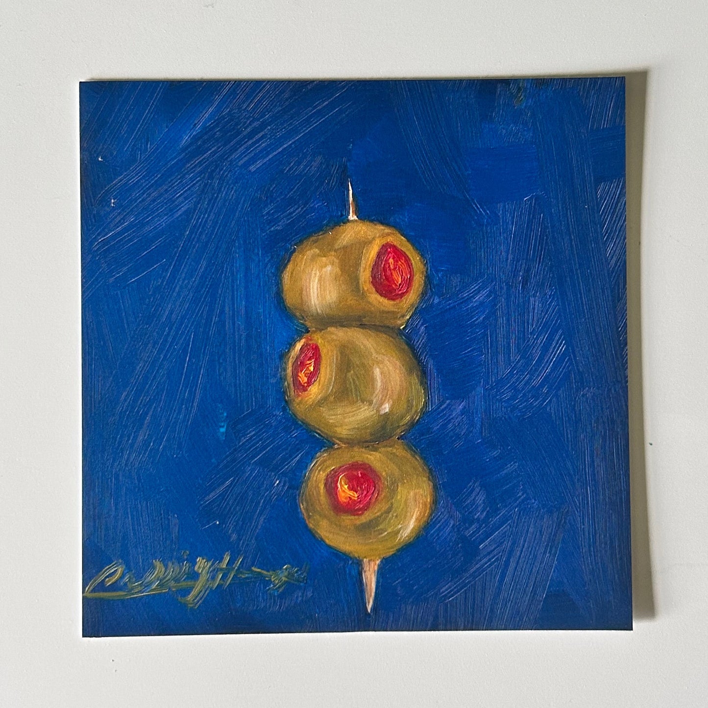 Olives 4inx4in Print