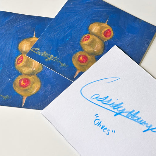 Olives 4inx4in Print