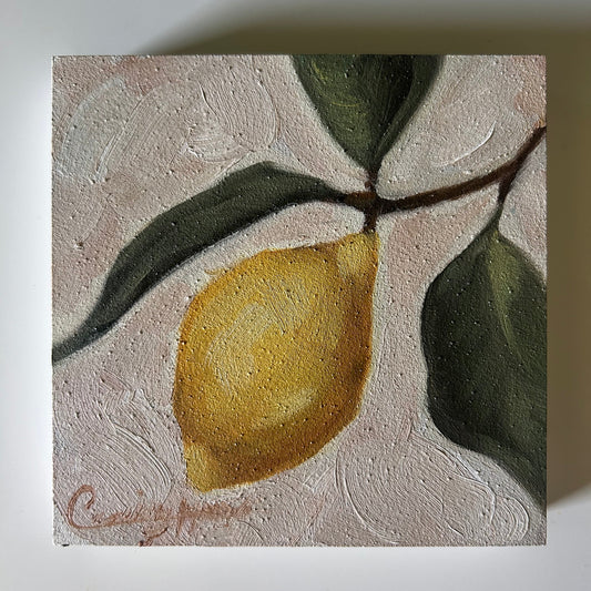 Tiny Lemon Original 5x5in
